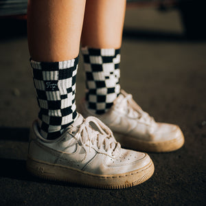 Checker Crew Sock